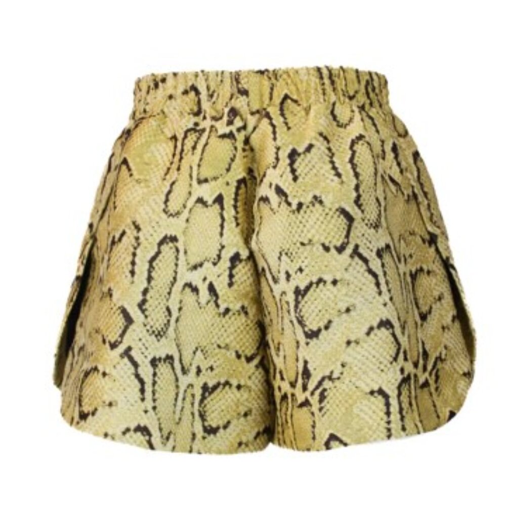 Stella Mccartney Yellow Python Pattern Jacquard S… - image 2